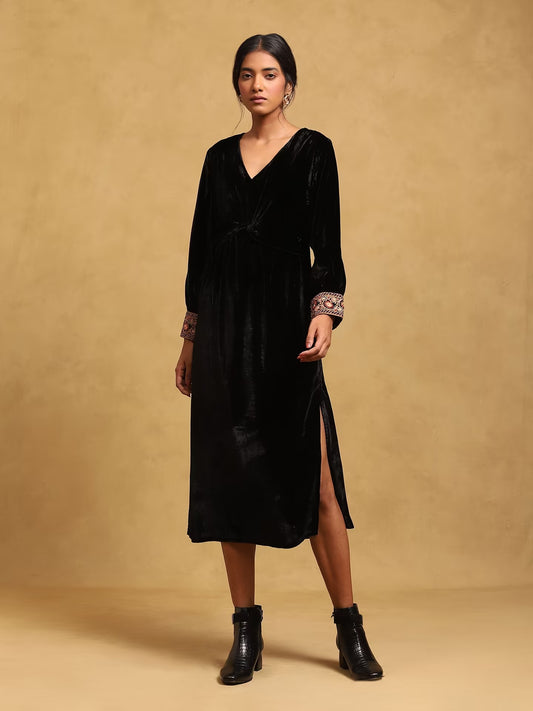 Black Velvet Dress